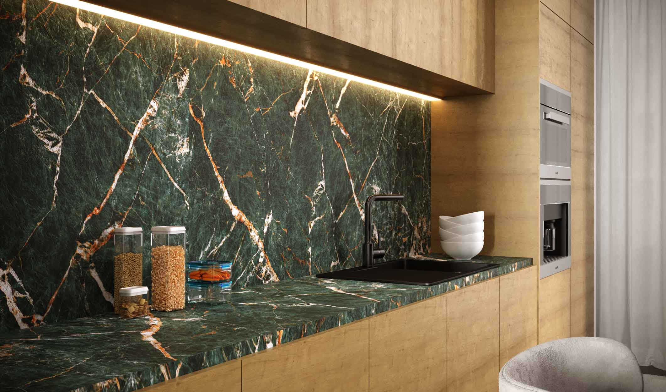 Hermes Tile - 80x160 - طرح 12